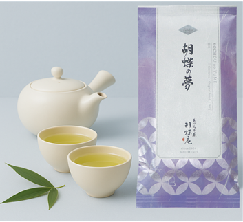 代表銘茶「胡蝶の夢」パッケージをリニューアルし、新茶の販売を開始！
